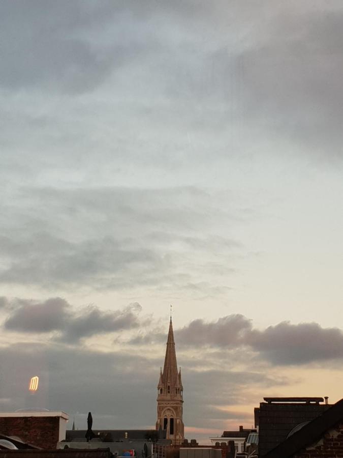 Uitzicht Op Het Mas Apartment Antwerpen Bagian luar foto